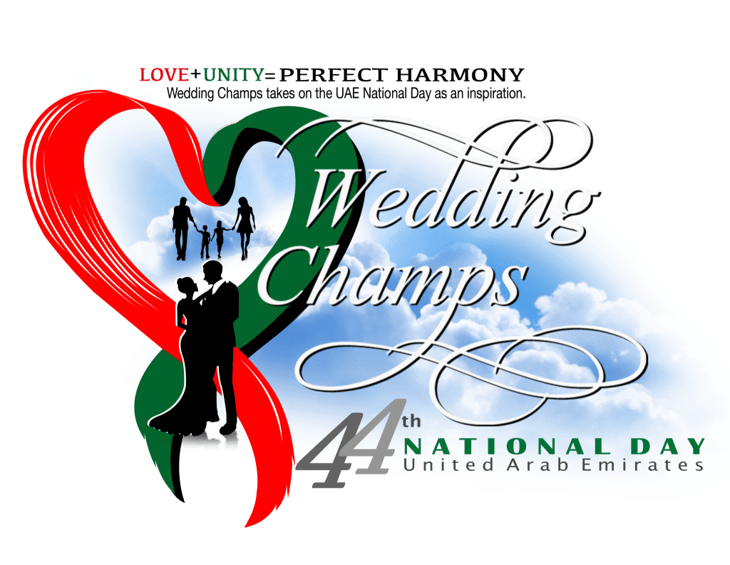 44th UAE National Day:  Wedding Champs equates Love + Unity = Perfect Harmony